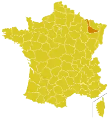 locator map of diocese of Nancy