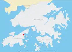 Location of Discovery Bay within Hong Kong