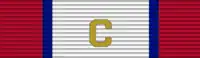 Army Distinguished Service Ribbon with "C" Device