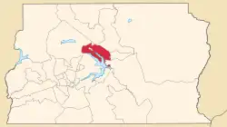 Location in the Federal District