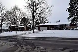 A portion of the Dix Street-Warner Street Historic District