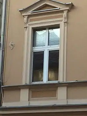 Detail of window and pediment