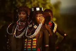 Image 10Omotic Hamar women wearing their traditional attire (from Culture of Ethiopia)