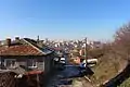 Dobrich, Bulgaria, view from Hristo Botev area toward city center.