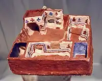 Dollhouse made of clay, Mauritania, 20th century