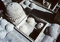 Domes of al-Ashrafiya Mosque.