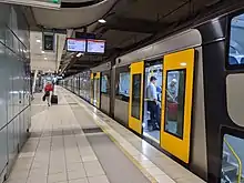 Sydney Trains service towards Central