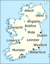 Map of Ireland