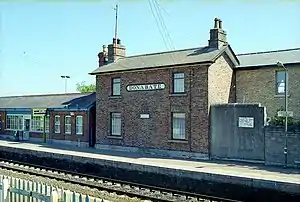 The historic station building at Donabate, built in 1844