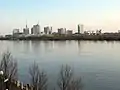 Donau City seen from opposite bank of the Danube