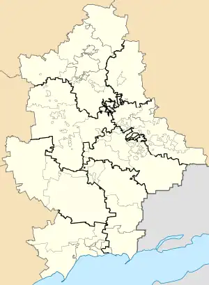 Kalynivka is located in Donetsk Oblast