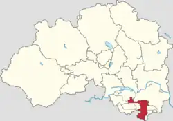 Location of Dongxiaokou Area within Changping District