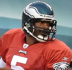 Headshot of Donovan McNabb in uniform