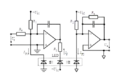 Sample schematic of an optically isolated amplifier