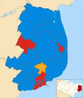 2007 results map