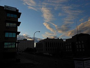 Downtown Minot from Third Street NE