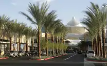 Tree-lined street in Downtown Summerlin.