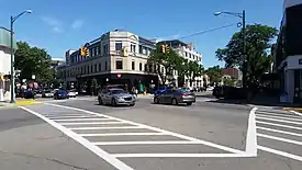 Maple Road and Old Woodward Avenue