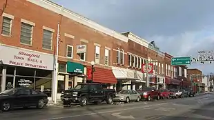 Buildings in downtown Bloomfield