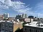 Downtown Bridgeport facing southeast from a parking garage