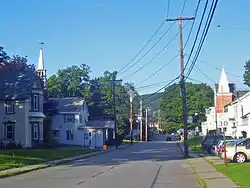 East view along Mill Street