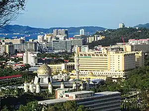 Kota Kinabalu central business district in 2018.