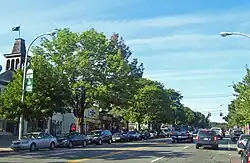 View north along Canada Street