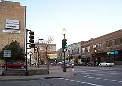 Downtown Oshkosh at U.S. Route 45