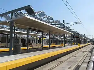 A view of Downtown Santa Monica station, 2017