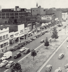 Downtown in the 1950s