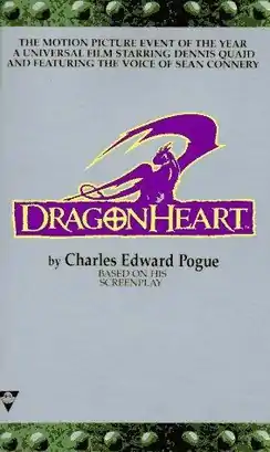 First edition Dragonheart novelization cover.