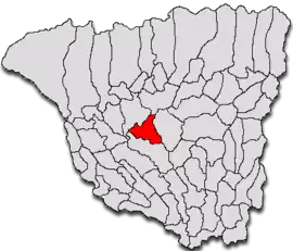 Location in Gorj County