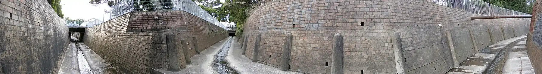 A typical drain in Bankstown, New South Wales