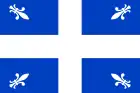 Flag of Quebec in 1948.