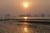 Sunset in Phang Nga Bay