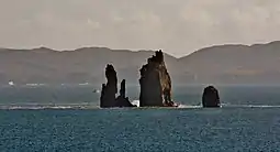 The Drongs as seen from Braewick