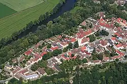 Aerial view of Drosendorf-Zissersdorf