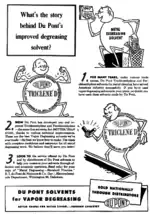 DuPont's Triclene D, for degreasing metals (1946)