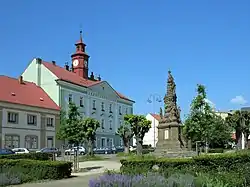 Town hall and Holy Trinity column