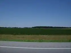 Farmland along Interstate 75