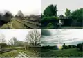 The closed old railway lines that once ran between Dudley port and Dudley's Freightliner depot in 2001.