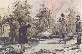 The duel between Mr. Baker and Soto Maior 1857.