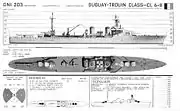 schematics of the ship, pre-refit