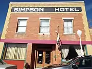 Simpson Hotel (former Hotel Hobbs) - 1914