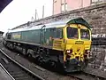 66605, with Freightliner 40 1965-2005 at Dundee in  2007