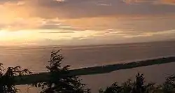 Dungeness Spit at dusk