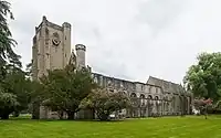 The ruins of the nave