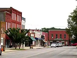 Dunne Avenue and Bennett Street, the commercial center of Parksley