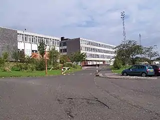 Dunoon Grammar School in 2005 (since demolished and rebuilt)