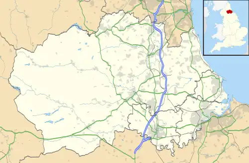 Cockerton is located in County Durham